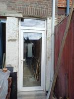 Buitendeur met glas in PVC, Ophalen, 80 tot 100 cm, 215 cm of meer, Glas