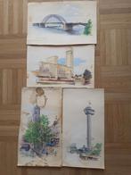 Aquarellen Nederland jaren zestig?, Ophalen of Verzenden