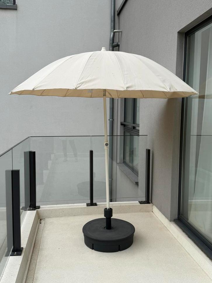 Un parasol IKEA HÖGÖN 270x240, Tuin en Terras, Parasols, Zo goed als nieuw, Ophalen