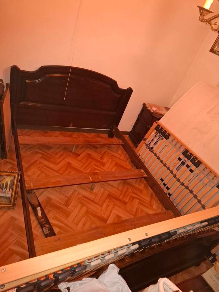 Antieke slaapkamer in uitstekende staat., Antiek en Kunst, Antiek | Meubels | Bedden, Ophalen