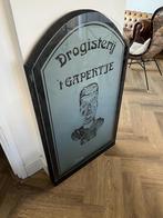 Zeer fraai geetst glazen raam Apotheker 't Gapertje, Ophalen of Verzenden