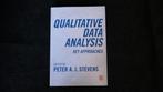 Qualitative Data Analysis: Key Approaches, Boeken, Sociale wetenschap, Peter A.J. Stevens, Gelezen, Ophalen