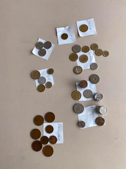 Verzameling oude munten verschillende landen, Postzegels en Munten, Munten en Bankbiljetten | Verzamelingen, Munten, Ophalen
