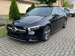 Mercedes A 180 AMG LINE PANORAMADAK NAVI CAMERA LED, Leder en Stof, Zwart, Bedrijf, 5 zetels