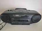 Akai AJ-W312CD (draagbare radio, cd, dubbel cassettedeck), Audio, Tv en Foto, Radio's, Ophalen, Gebruikt, Met cd-speler