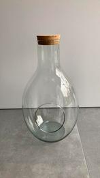 Planten terrarium pot - glazen pot - kurk, Ophalen, Zo goed als nieuw