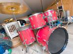 Pearl drumstel met gebruikssporen, Muziek en Instrumenten, Drumstellen en Slagwerk, Ophalen, Gebruikt, Pearl