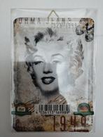 Een klein metalen plaatje over merilyn Monroe, Verzamelen, Film en Tv, Ophalen, Zo goed als nieuw