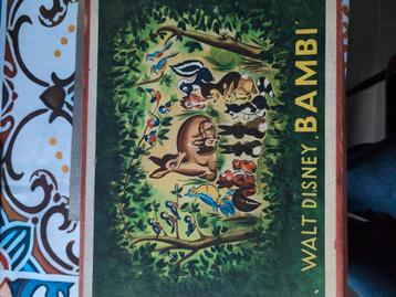 Jeu de l' Oie Disney Bambi extrêmement rare 1951  beschikbaar voor biedingen