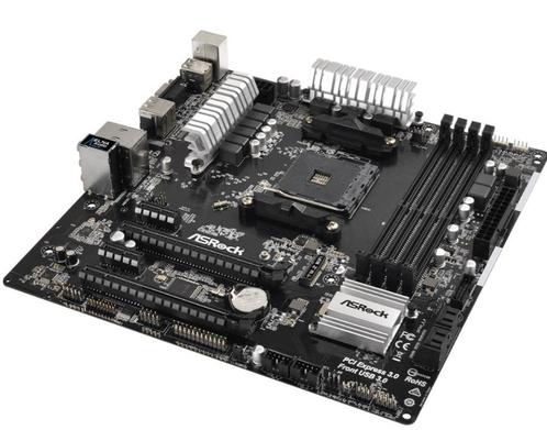 ASRock B450M Pro4/ Dash + Ryzen 5 2400GE +16GB, Computers en Software, Moederborden, Gebruikt, Intel, DDR3, Ophalen of Verzenden