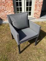 4 grijze Bristol tuinstoelen. Perfecte staat, Tuin en Terras, Ophalen, Zo goed als nieuw