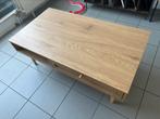 BAÏTA Table Basse Ines Effet Chêne Et Cannage Rotin, Huis en Inrichting, 100 tot 150 cm, Zo goed als nieuw, Minder dan 50 cm, Rechthoekig