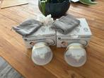 Luxe draagbare borstkolf 2 stuks, Kinderen en Baby's, Babyvoeding en Toebehoren, Ophalen of Verzenden, Zo goed als nieuw, Borstkolf