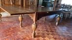Uitschuifbare tafel met 4 stoelen, Huis en Inrichting, Tafels | Eettafels, Ophalen, Gebruikt, Eikenhout, 200 cm of meer