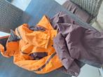 Skipak Salomon small oranje/bruin, Kleding | Dames, Wintersportkleding, Ophalen, Zo goed als nieuw, Maat 36 (S)