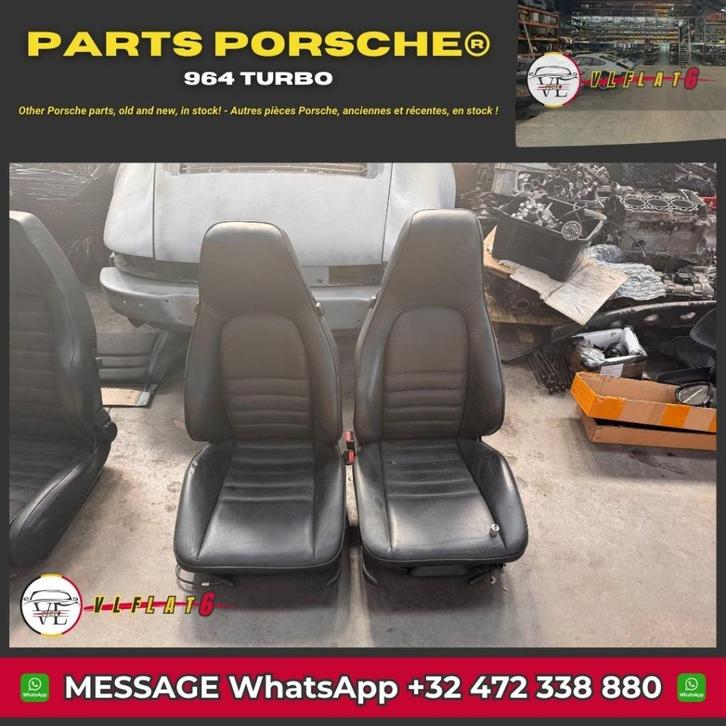 2 stoelen voor Porsche 964 Turbo, Auto-onderdelen, Interieur en Bekleding, Oldtimer onderdelen, Porsche, Gebruikt, Ophalen