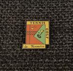 PIN - TENNIS - GOLF - LA VANNERIE, Sport, Utilisé, Envoi, Insigne ou Pin's