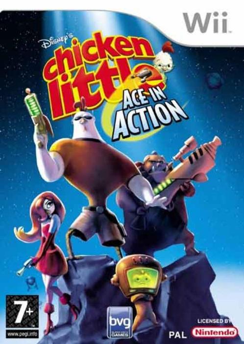Disney's Chicken Little Ace In Action, Consoles de jeu & Jeux vidéo, Jeux | Nintendo Wii, Utilisé, Aventure et Action, 1 joueur