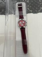 Horloge swatch Swiss rode, Ophalen, Zo goed als nieuw