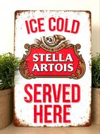 Metalen reclamebord Stella Artois, Verzamelen, Biermerken, Nieuw, Reclamebord, Plaat of Schild, Stella Artois, Ophalen of Verzenden