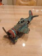 Groot gecrasht vliegtuig aquariumdecoratie (34 cm), Enlèvement ou Envoi, Comme neuf, Élément de décoration