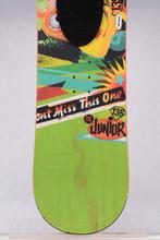 125 130 kinder snowboard SALOMON THE JUNIOR, green, Sport en Fitness, Snowboarden, Verzenden, Gebruikt, Board