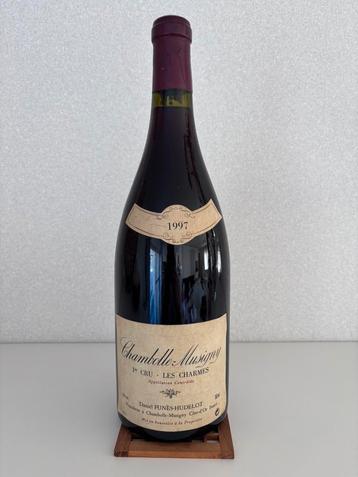 Chambolle Musigny 1997 1,5 l D.F. Hudelot 1cru, Enlèvement ou Envoi, Comme neuf