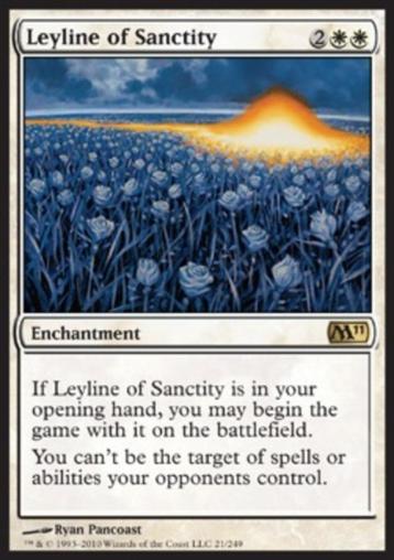 Leyline of Sanctity - M11 - MTG - NM beschikbaar voor biedingen