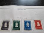 4 afgestempelde Jan van Rietbeek zegels uit 1952., Verzenden