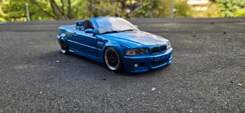 1:18 BMW M3 E46 cabrio V8 custom kyosho  beschikbaar voor biedingen