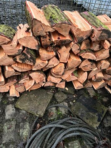 Handgekloven  lariks stammen 35 cm beschikbaar voor biedingen