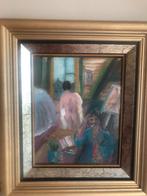 Rik Wouters schilderij op paneel dubbele kader 24 x 30 cm, Antiek en Kunst, Kunst | Schilderijen | Klassiek, Ophalen