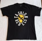 Griselda Fashion Rebels t-shirt gedrukt op zwarte Champion, Gedragen, Maat 38/40 (M), Ophalen of Verzenden, Zwart
