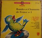 Enfants - Disque vinyle 45t : Rondes et chansons de France, CD & DVD, Vinyles | Enfants & Jeunesse, Utilisé, Enlèvement ou Envoi