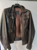 Lederen jacket David Mayer, Ophalen, Bruin, Maat 48/50 (M), Gedragen