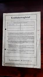 Duits inschrijfbewijs BMW 700 1962, Boeken, Auto's | Boeken, Ophalen of Verzenden, Gelezen, BMW