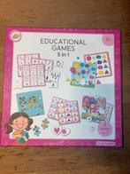 5-in-1 leerrijke spelletjes, Ophalen of Verzenden, Zo goed als nieuw