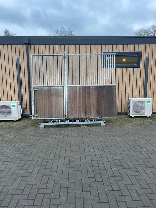 7 Paardenboxen | 3000 x 3400mm | Hardhout, Dieren en Toebehoren, Stalling en Weidegang, Opfok, Stalling, Weidegang, Accessoires