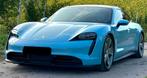 PRACHTIGE PORSCHE TAYCAN 4S ZELDZAME KLEUR VOL, Auto's, Automaat, Zwart, Cabriolet, Blauw