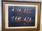 Schilderij met kader., Antiek en Kunst, Ophalen of Verzenden