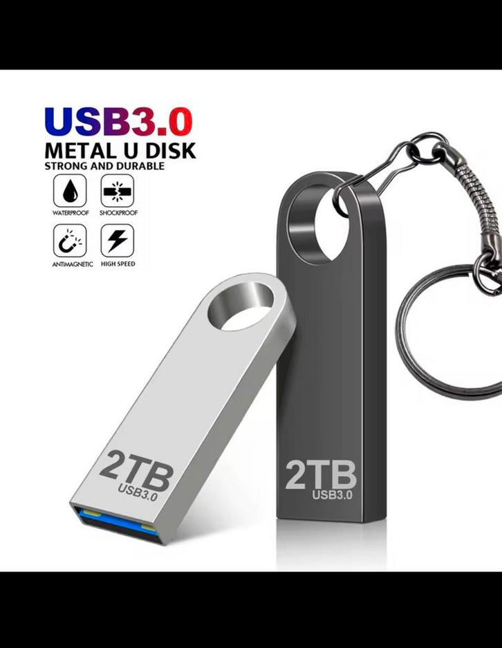Clé USB 2To – Neuve – Haute capacité, Computers en Software, USB Sticks, Nieuw, 2 TB of meer, Verzenden