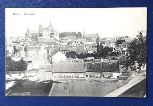 postkaart Diest - Panorama, Verzamelen, Postkaarten | België, Gelopen, Vlaams-Brabant, 1920 tot 1940, Ophalen of Verzenden