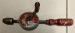 Vintage Hand Boormachine - 29,50cm, Ophalen of Verzenden