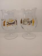 Twee oude DUVEL JAZZ staande glazen in zeer goede staat, Verzamelen, Biermerken, Ophalen of Verzenden, Zo goed als nieuw, Glas of Glazen