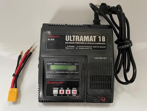 Ultramat 18 Graupner  - batterijlader, Hobby & Loisirs créatifs, Modélisme | Radiocommandé & Téléguidé | Autre, Comme neuf, Envoi