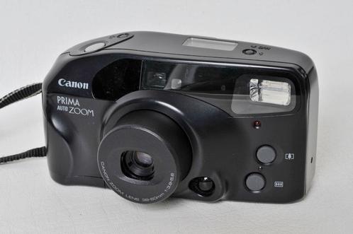Canon prima automatische zoom + hoesje, Audio, Tv en Foto, Fotocamera's Analoog, Gebruikt, Compact, Canon, Ophalen of Verzenden