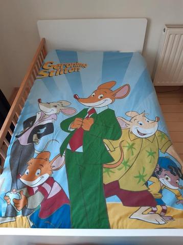 Eenpersoons flanellen dekbedovertrek Geronimo Stilton beschikbaar voor biedingen