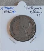 Belgisch Congo 1 frank 1926 Vl, Postzegels en Munten, Ophalen of Verzenden
