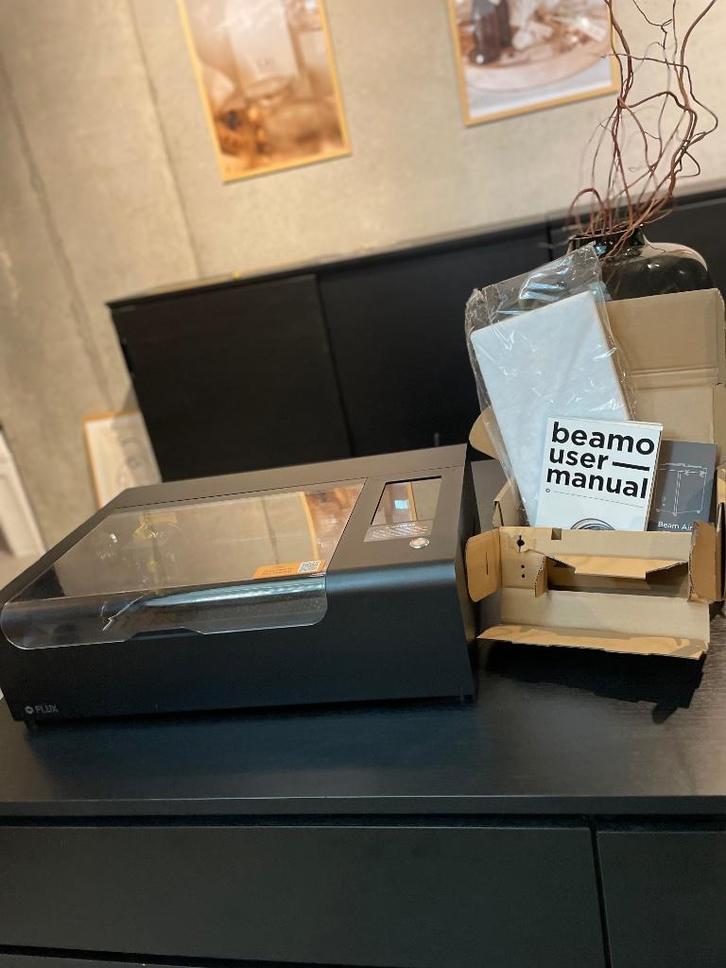 Beamo flux laser en Air luchtfilter, Hobby en Vrije tijd, Overige Hobby en Vrije tijd, Zo goed als nieuw, Ophalen