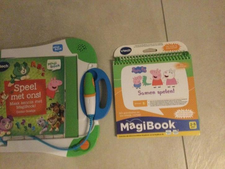 V tech Magibook Starterset en Peppa Pig, Kinderen en Baby's, Speelgoed | Vtech, Zo goed als nieuw, 2 tot 4 jaar, Ophalen